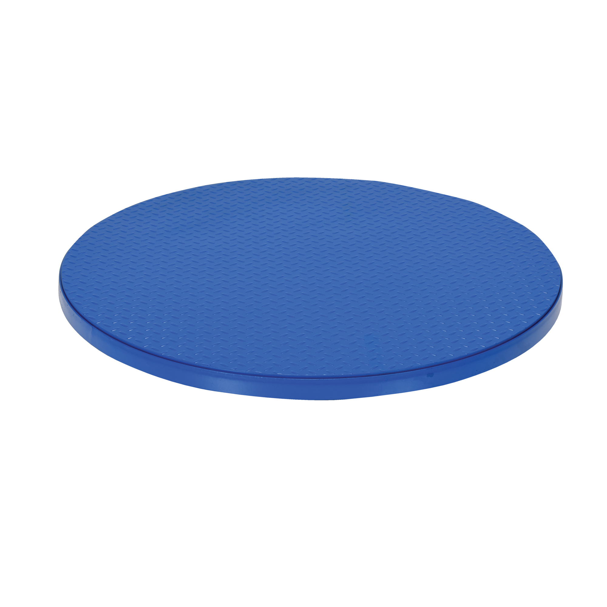 Vestil Manual Carousel - 40in. Diameter, 6000-Lb. Capacity, Steel, Round Tread Top Plate, Model# CA-40-6-TP-RTP